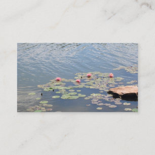 Carte De Visite Nappes d'eau sur l'eau