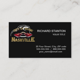 Carte De Visite Nashville. City of music