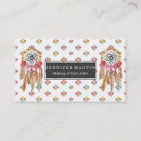 Natif américain aztèque Dreamcatcher d'aquarelle