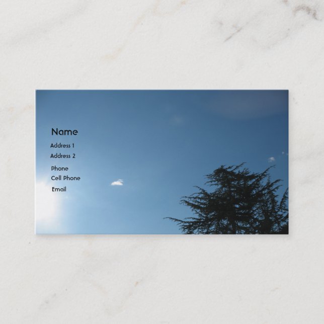 Carte De Visite Nature (Devant)