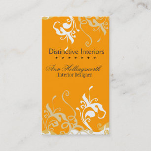 Carte De Visite Nature Bold DayLilies Golden Floral