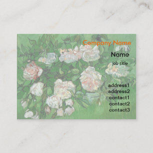 Carte De Visite Nature morte - Roses roses par Vincent van Gogh