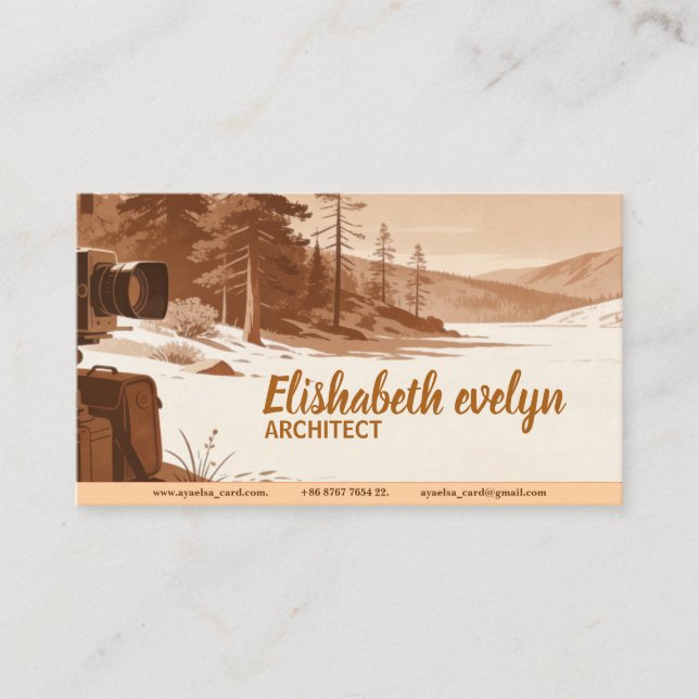 Carte De Visite Nature's Frame (Devant)