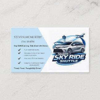 Carte De Visite Navette de la balade céleste de Steven