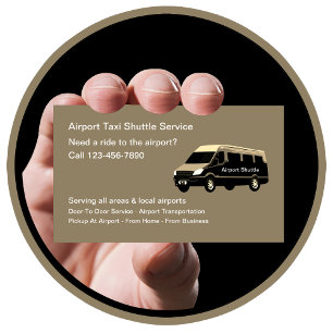 Carte De Visite Navette de l'aéroport Taxi Transport