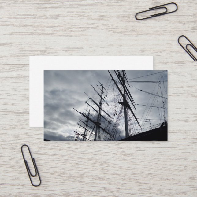 Carte de visite navire (Devant/Arrière en situation)