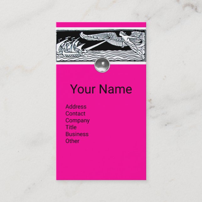 Carte De Visite NAVIRES ANCIENS, Voyage en mer, Vent, Blanc rose (Devant)