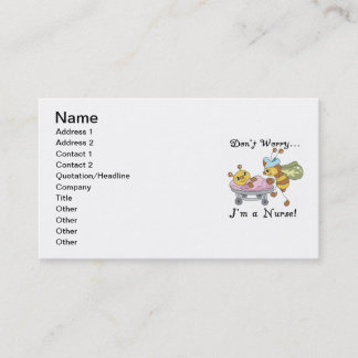 Carte De Visite Ne m'inquiétez pas suis T-shirts et cadeaux d'une