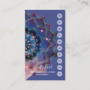 Carte De Visite Nebula Bloom Mandala