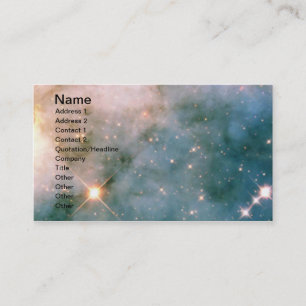 Carte De Visite Nebula de Carina Lumineuse