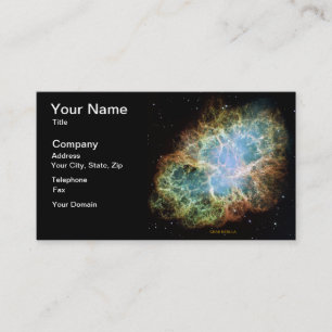 Carte De Visite Nebula du crabe