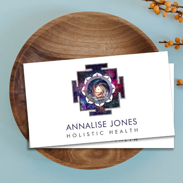 Carte De Visite Nebula Sky Sri Yantra / Sri Chakra (Créateur téléchargé)