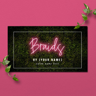 Carte de visite Neon Braids