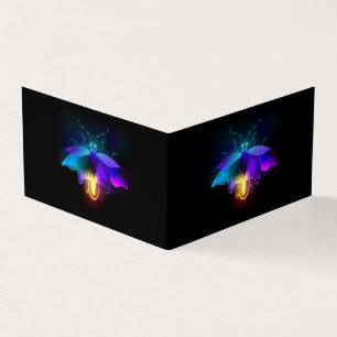 Carte De Visite Neon Firefly sur noir