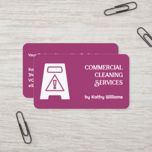 Carte De Visite Nettoyage de bureau