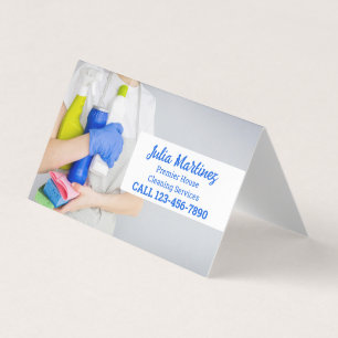 Carte De Visite Nettoyage de la maison