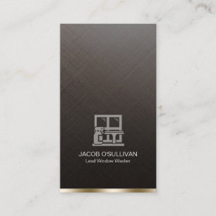Carte De Visite Nettoyage de la maison de lave-fenêtre