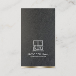 Carte De Visite Nettoyage de la maison de lave-fenêtre