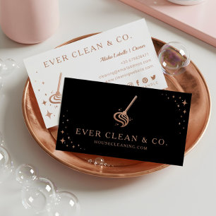 Carte De Visite Nettoyage de la maison et de la femme de ménage pr