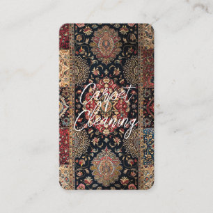 Carte De Visite Nettoyage de tapis QR personnalisé