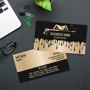 Carte De Visite Nettoyage de toit sous pression professionnel