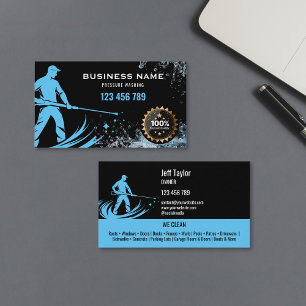 Carte De Visite Nettoyage de toit sous pression professionnel
