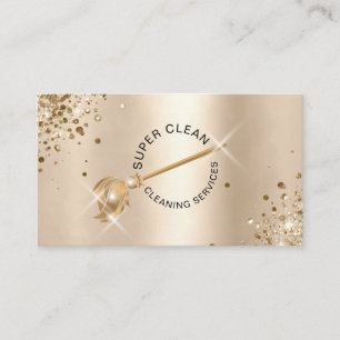Carte De Visite Nettoyage des domestiques moderne Sparkle