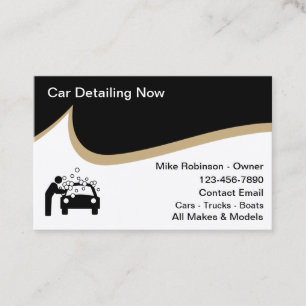 Carte De Visite Nettoyage et Detailing de Voiture