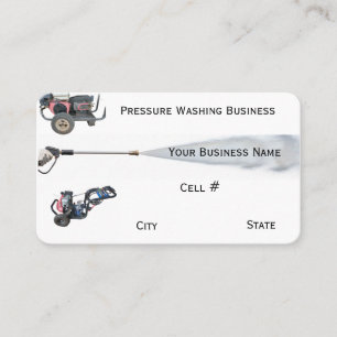 Carte De Visite Nettoyage haute pression