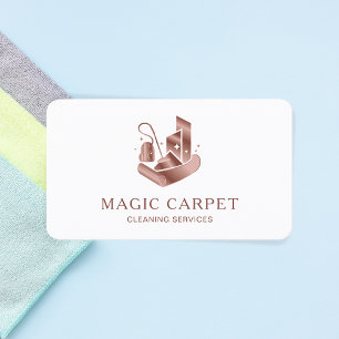 Carte De Visite Nettoyage Professionnel De Tapis, Nettoyage Du Sol
