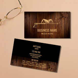 Carte De Visite Nettoyage professionnel sous pression Nettoyage de