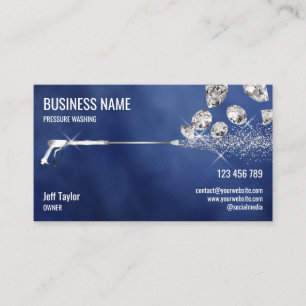 Carte De Visite Nettoyage professionnel sous pression Nettoyage so
