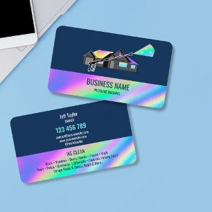 Carte De Visite Nettoyage professionnel sous pression Nettoyage so