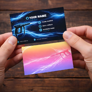 Carte De Visite Nettoyage sous pression résidentiel de liquide bri