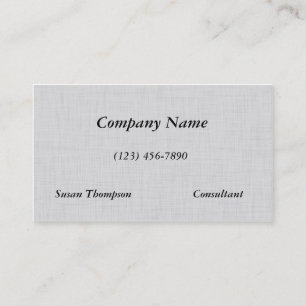 Carte De Visite Nettoyer la texture de lin blanc en croupe