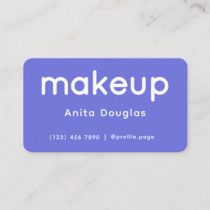 Carte De Visite Nettoyer le maquillage minimaliste moderne