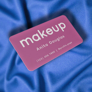 Carte De Visite Nettoyer le maquillage minimaliste moderne