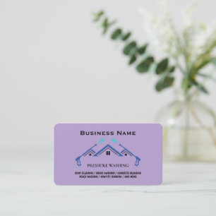 Carte De Visite Nettoyeur haute pression personnalisé nettoyage mo
