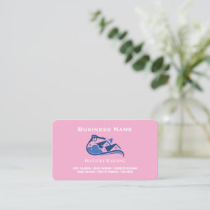 Carte De Visite Nettoyeur haute pression personnalisé nettoyage mo
