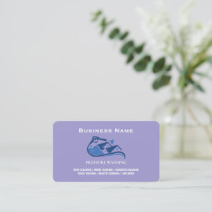 Carte De Visite Nettoyeur haute pression personnalisé nettoyage mo