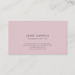 Carte De Visite Nettoyez la conception élégante moderne