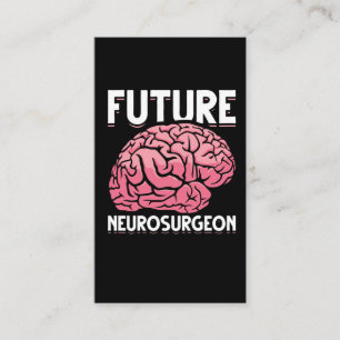 Carte De Visite Neurochirurgien Étudiant Funky Cerveau Neuro Chir