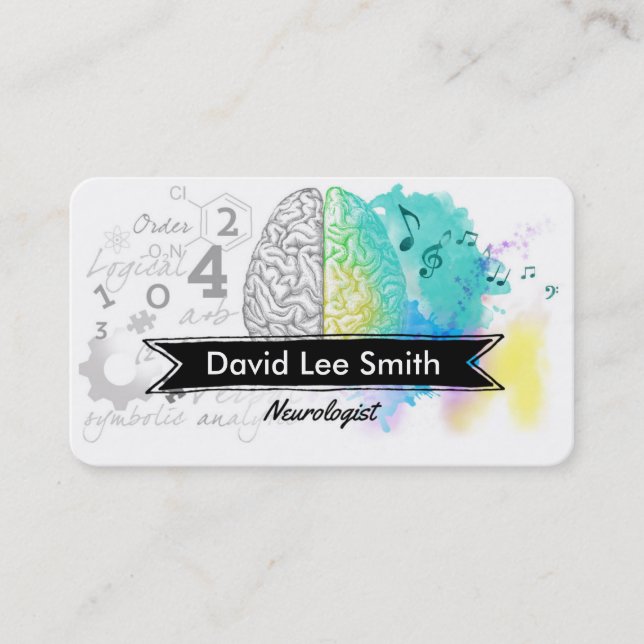Carte De Visite Neurologist (Devant)