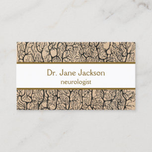 Carte De Visite Neurologue vintage Purkinje Dessin Neurologue Doct