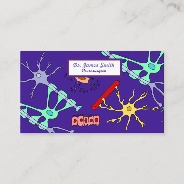 Carte De Visite Neurones Et Glie (Devant)