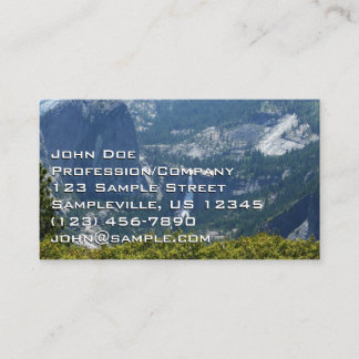 Carte De Visite Nevada Falls depuis le Panorama Trail