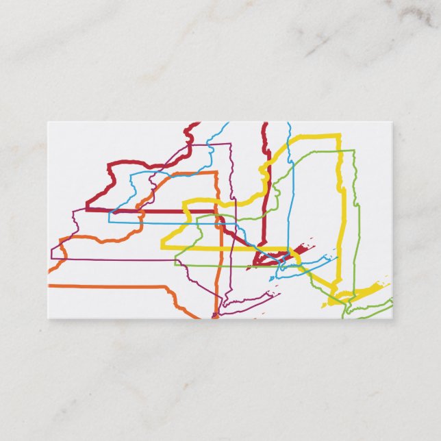Carte De Visite new york pride flou (Devant)