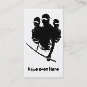 Carte De Visite ninjas de tres