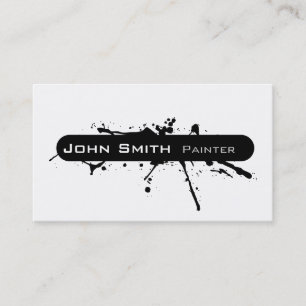 Carte De Visite No. moderne 1 de conception graphique de peinture