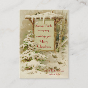 Carte De Visite Noël 1902 de cru